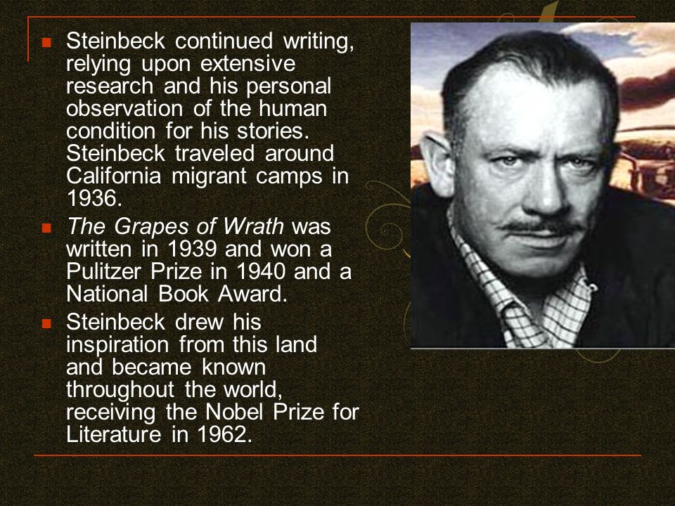 A look at family difficulties in the grapes of wrath by john steinbeck